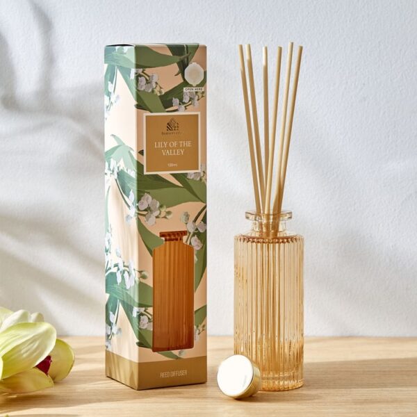 Corsica Spinel Set of 7 Pcs Reed Diffuser Oil Set Glass Yellow 40ml